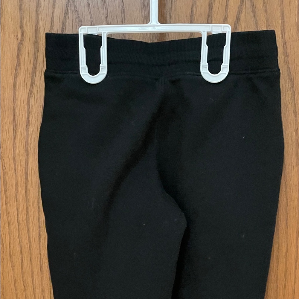 Cat & Jack UEC Size Large (10/12) Black Kids Sweatpants Joggers White Drawstring - Picture 6 of 8